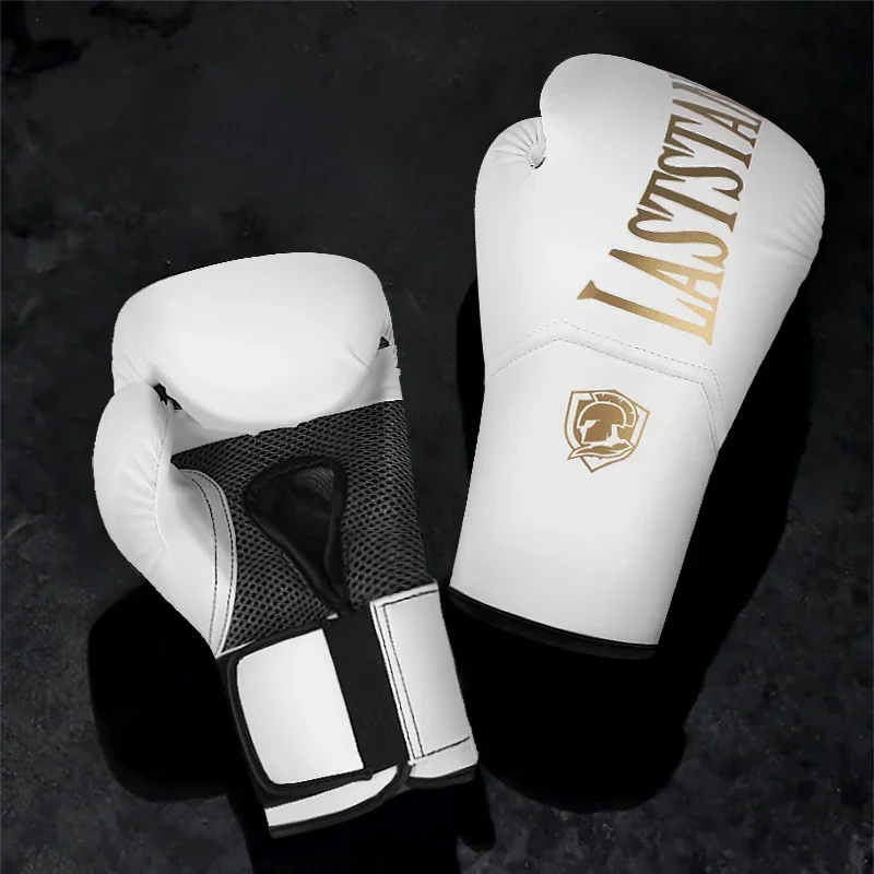 10 12 14oz Rękawice bokserskie Muay Thai dla mężczyzn Kobiety Rękawice treningowe ze skóry PU do walk Kickboxing Sprzęt do mieszanych sztuk walki — zdjęcie 2