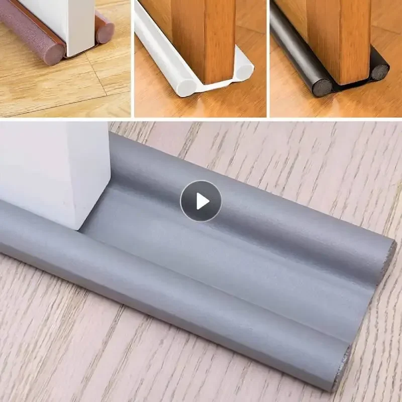 Winddichte Afdichting Strip Trek Excluder Deur Bodembeschermer Dubbele Beschermer Deurstop Stofdichte Blokkering Afdichting Geluiddicht - afbeelding 2