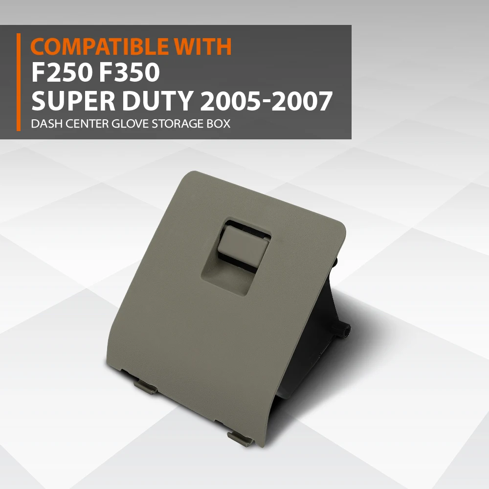 

Органайзер-ящик Crossdesign для хранения вещей на центральной консоли (у коленей) для Ford F250 F350 Superduty 2005-2007 из прочного полипропилена