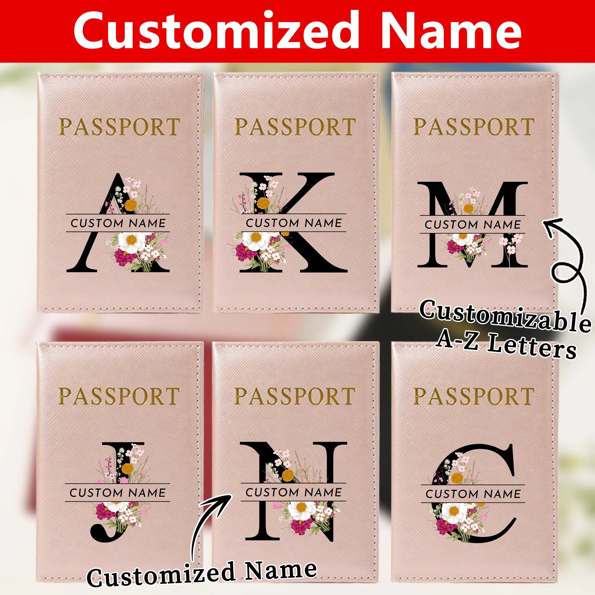 Personalized High-Quality Passport Wallet with Blocking Feature | Compact And Foldable Design, Travel Necessities