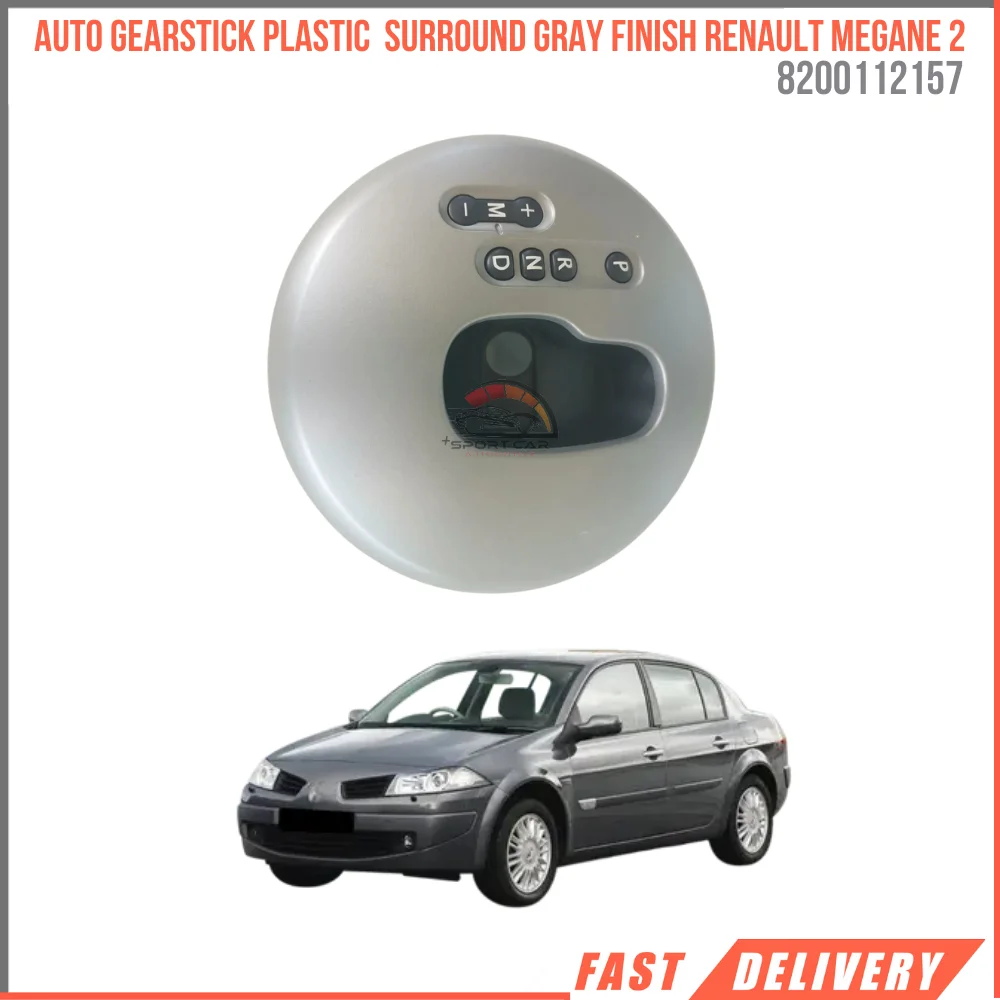 Do automatycznej dźwigni zmiany biegów z tworzywa sztucznego Surround Grey Finish Renault Megane 2002-2008 8200112157 szybka wysyłka