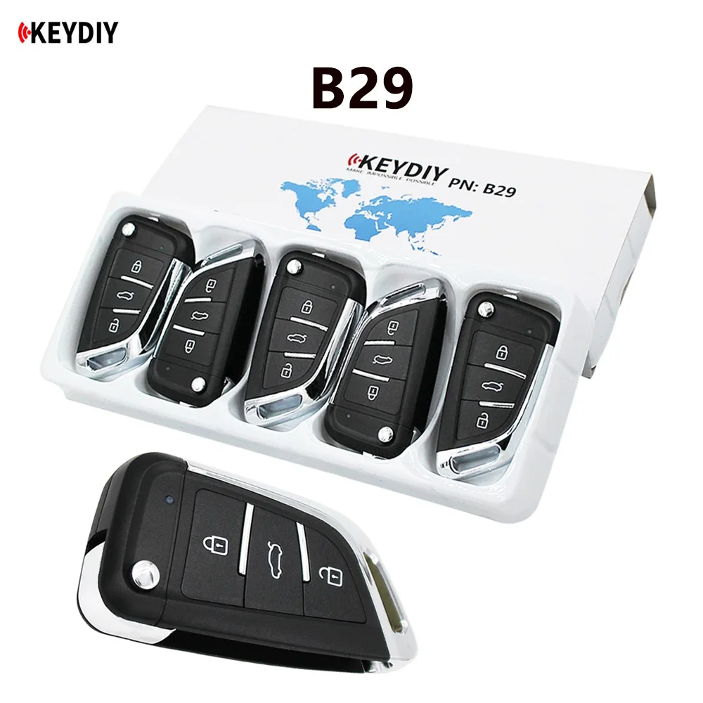 

5pcs/lot B29 KEYDIY NEW Model KD900 Remote 3 Button for KD900+ URG200 KD-X2 Key Generator B Series Universal KD Remote