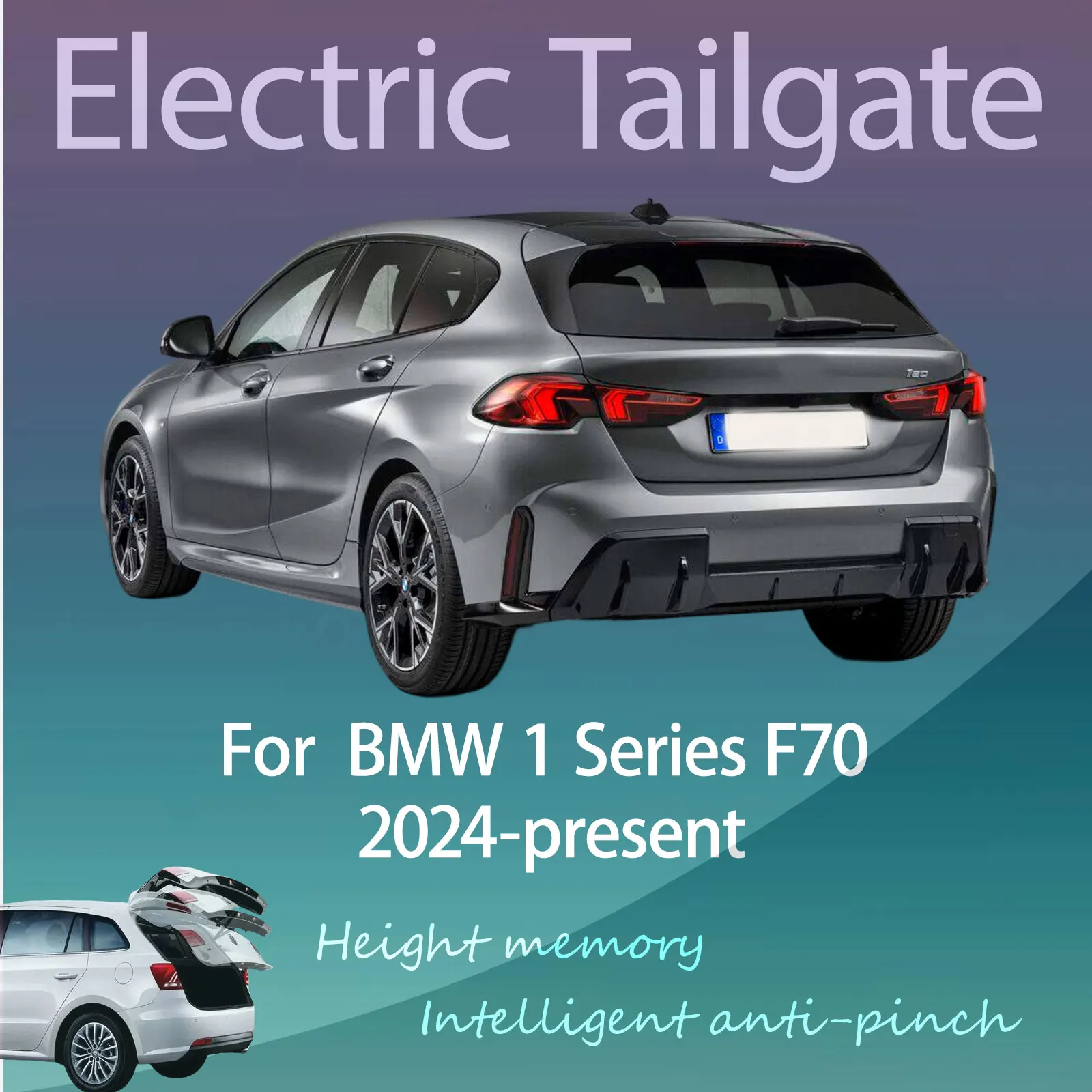 

For BMW 1 Series F70 2024-present Electric Modified Tailgate Intelligent Height Automatic Lifting Key-Controlled Trunk