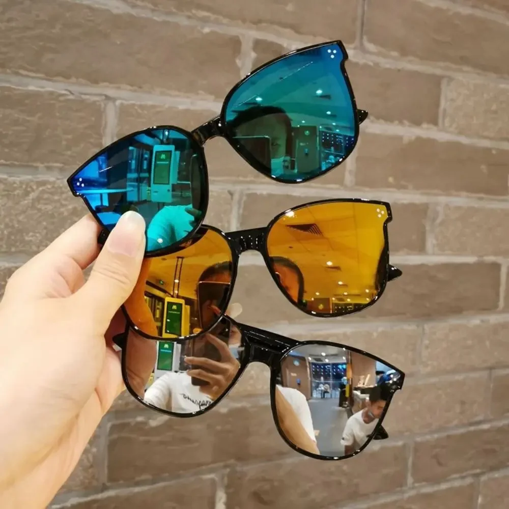 AliExpress Children sunglasses fashion square kids Sunglasses boy girl Square goggles Baby travel glasses 9 colors optional UV375