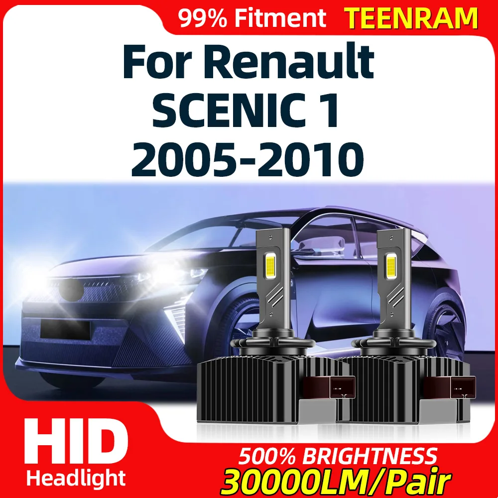 

Canbus LED Headlight Bulbs 30000LM Super Bright Car HID Xenon Lights 12V 24V For RENAULT SCENIC 1 2005 2006 2007 2008 2009 2010