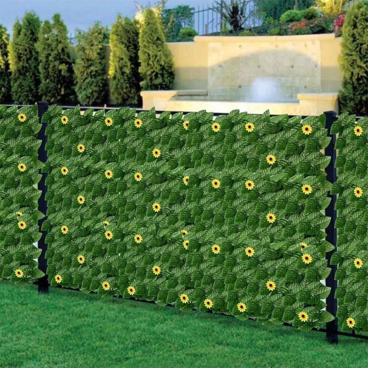 Green Artificial Ivy Privacy F - Home Security Fence recension och pris