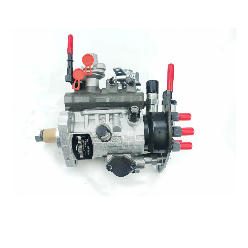 9521A070G DP310 Rotor Fuel Injection Pump, 3981509 24V Solenoid With Return Pipe for CAT 320D 6‑Cylinder Diesel Engine