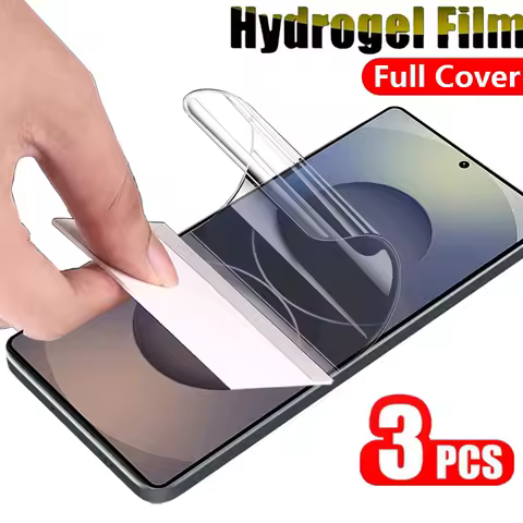 3PCS Hydrogel Film for Samsung Galaxy S24 S25 Ultra S23 S22 S21 S20 FE Note 20 10 Plus Soft Screen Protectors Anti Scratch Films