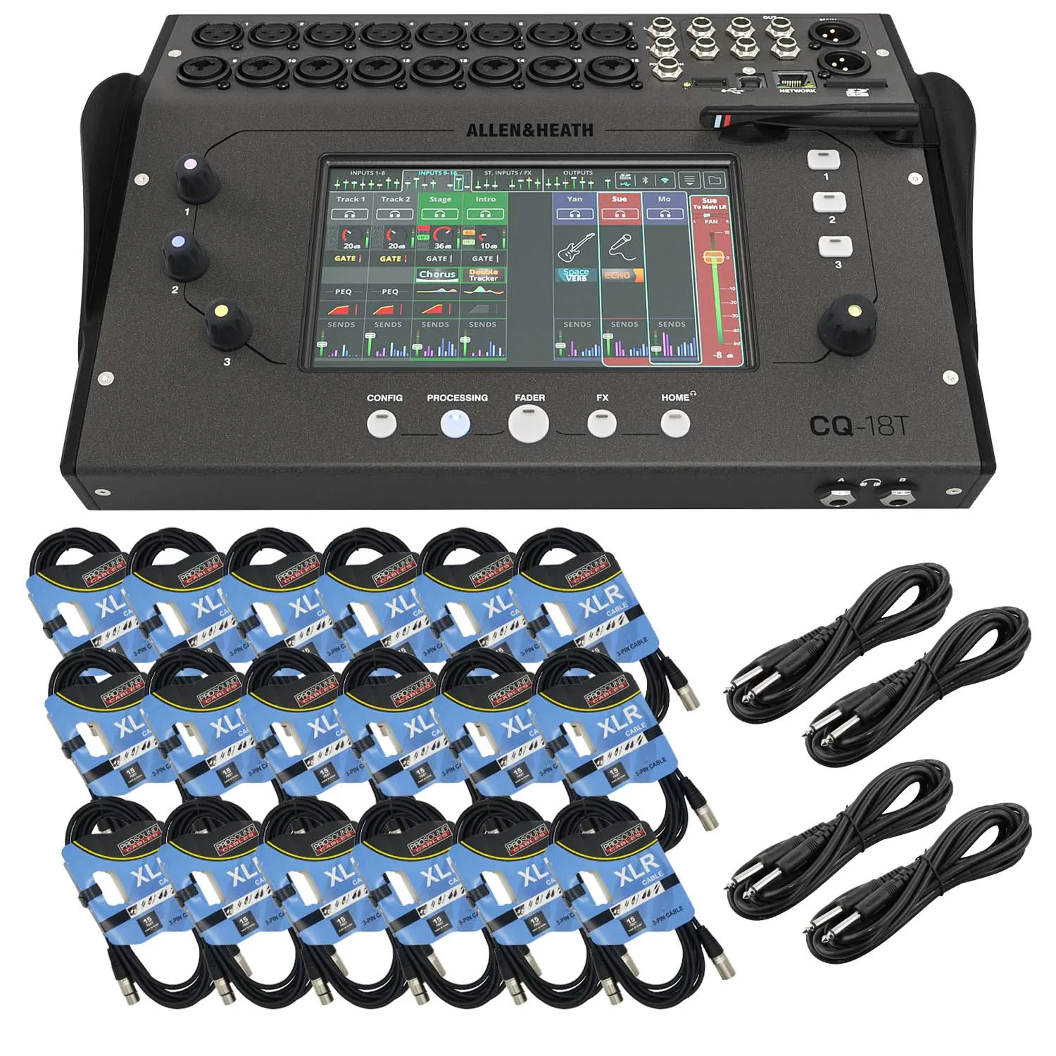 Top discount sales on Allen & Heath CQ-18T 16-channel Digital Mixer with 16 Mic Preamps, SD Recording USB Audio Interface