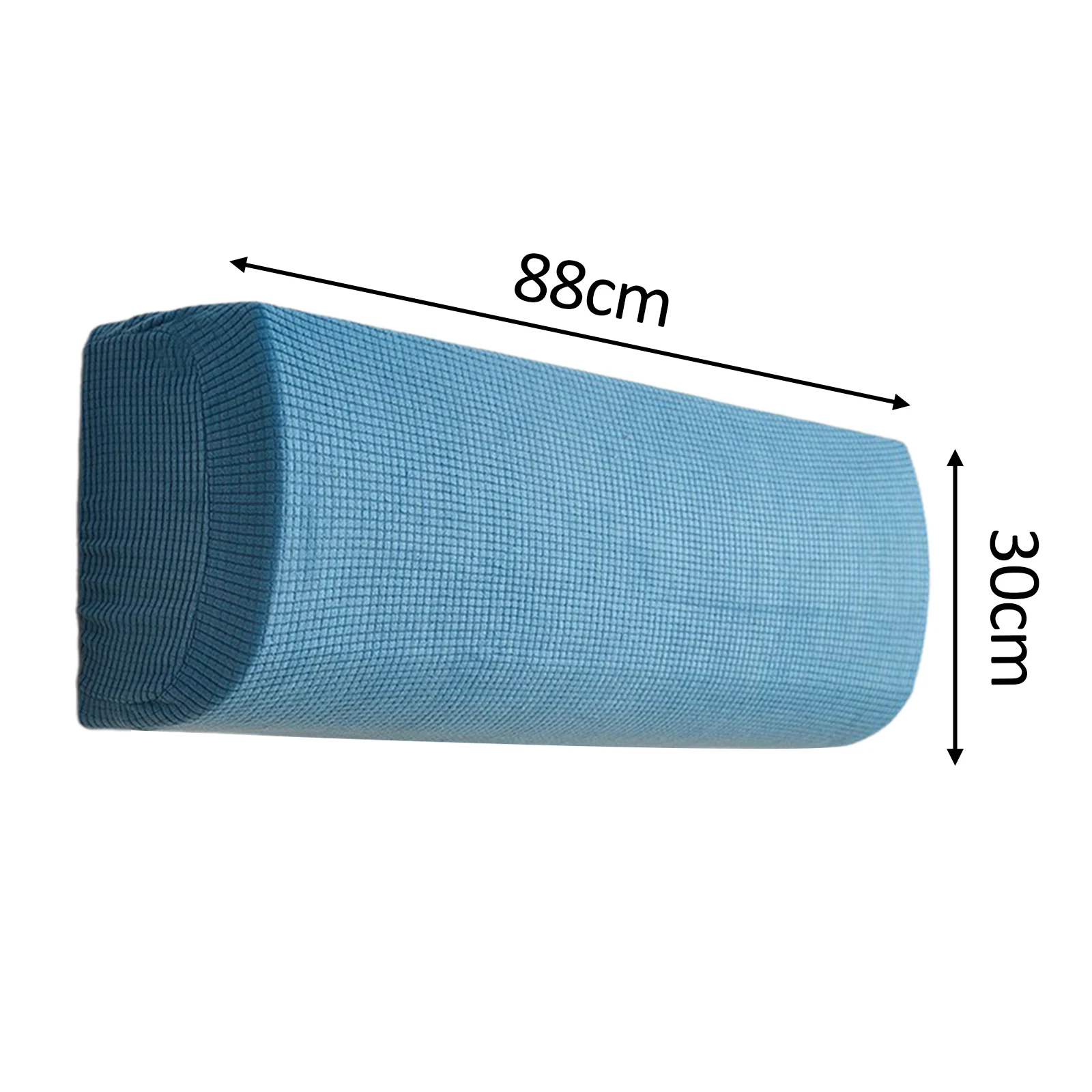 Air Conditioner Cover Easy to Clean Classic Solid Color 360 Degree Full Body Package Household Knitted Elastic Dust Cover