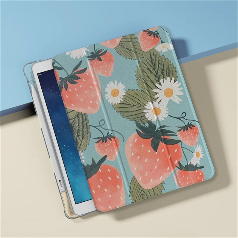 

Cute Daisy strawberry Tablet Case for Apple iPad mini 6 5 4 Air 2024 Pro 11 inch 5 4 3 10.9 10th 7 8 9 10.2 10.5 inch Cover Case