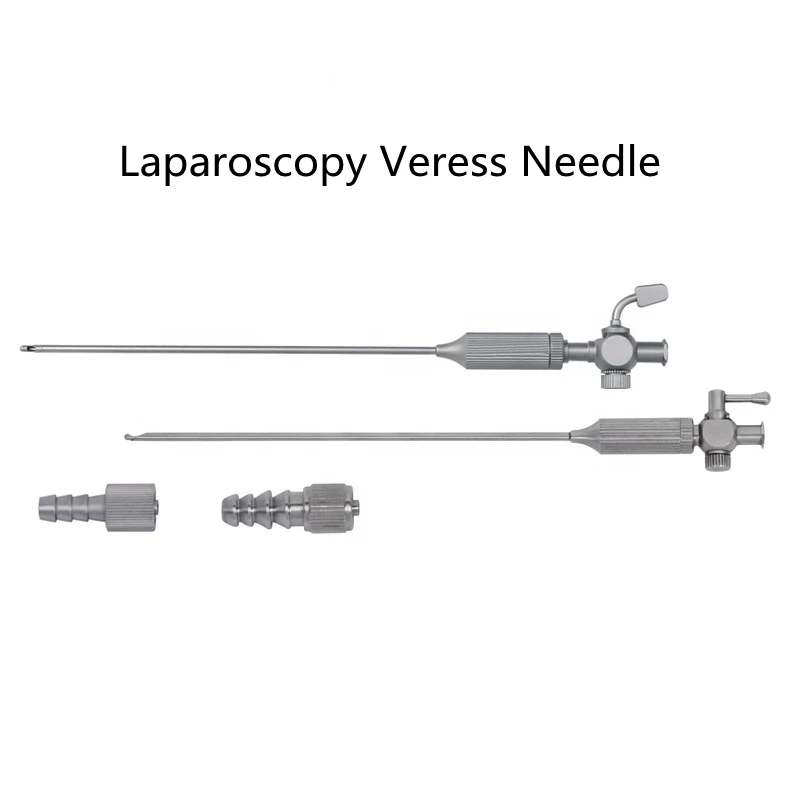 Surgical Laparoscopic Laparoscopy Instruments Reusable Stainless Steel Veress Needle