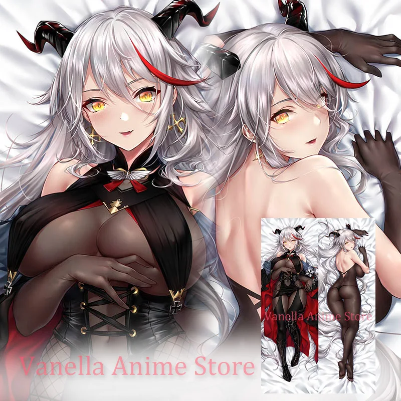 Dakimakura Aegir Azur Lane Anime Double-Sided Print Body Pillow Cover Life-Size Pillowcase Gifts