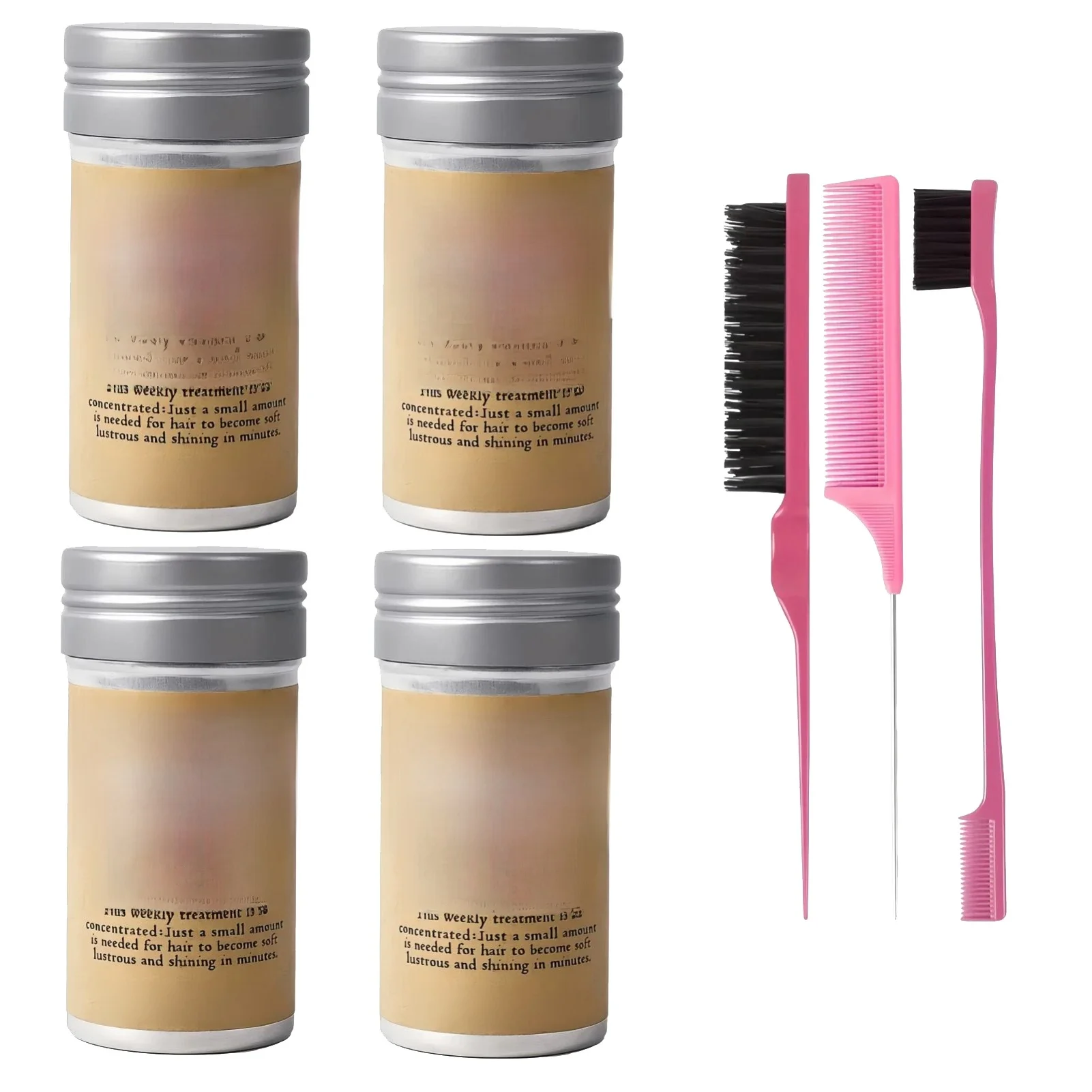 2/5Pcs Wosk do włosów w sztyfcie dla dzieci Kobiety Slick Back Brushes Gel Pomade dla małych dziewczynek Toddler Flyaway Hair Wig Styling Accessories — zdjęcie 2