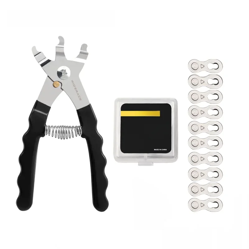 Kits d'outils de réparation de chaßne de vélo, outils de retrait de pince à bouton magique de chaßne de vélo, connecteur de maillon de chaßne 6/7/8/9/10/11/12S, boucle magique