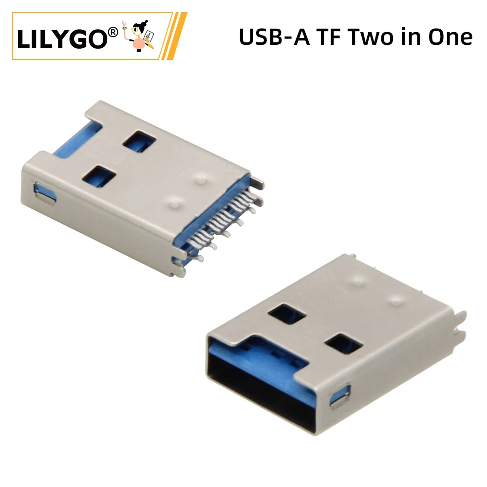 LILYGO ®   Zubehör USB-A SD/TF-Kartensitz USB/TF 2 IN 1 Entwicklungsboard USB 3.0 mit TF-Kartensteckplatz