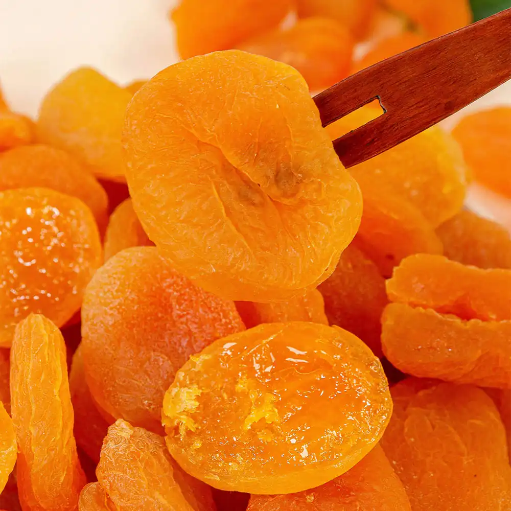 Delicious fruit snack half dry apricots