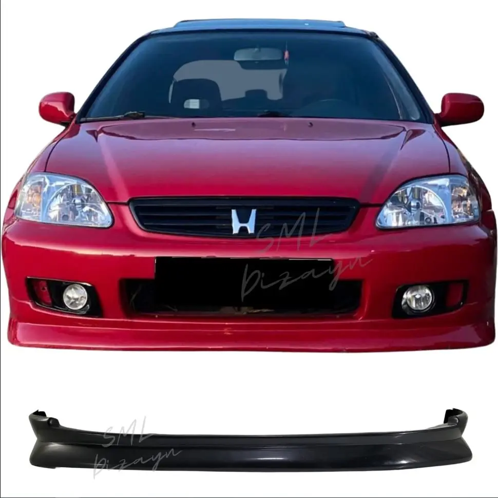 For Honda-Civic Ies Cs Front Lip Extension Facelift Case 1999 2000 2001 - Body Kit Wings Spoiler Side Skirts Antenna Splitter