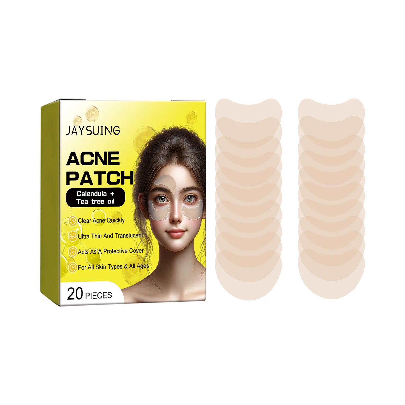 Invisible Acne Dots Pimple Absorbing Cover Patch for Face Zit Sticker Ultra Thin & Translucent Clear Quickly Repair Acne Patches