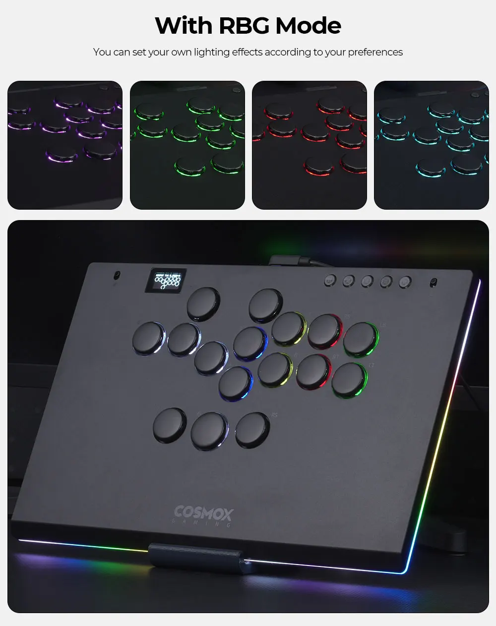 Haute42 M-Ultra Gen 2 Aluminium-Legierung Hebellos-Arcade-Stick Hitbox-Controller für PC/PS4/PS5 Arcade-Hebellos-Controller – Detail 36
