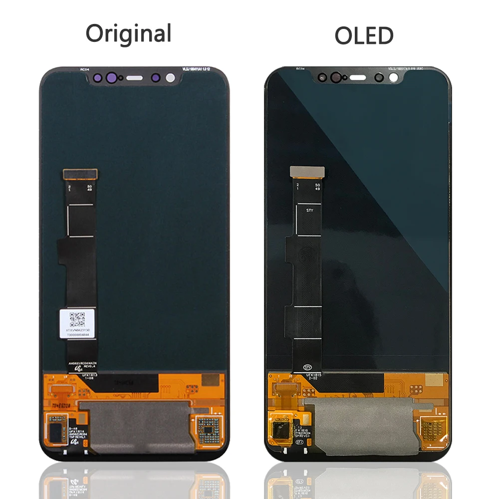 6.21\'\' Surper AMOLED Display For Xiaomi Mi 8 Mi8 LCD Touch Screen Replacement Digitizer Assembly For Mi 8 M1803E1A LCD Screen