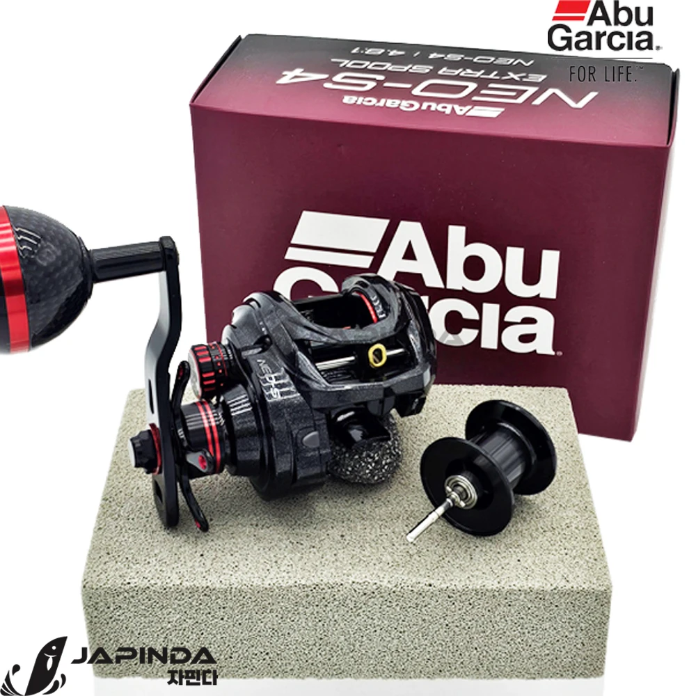 Abu Garcia Genuine NEO S Power Handle PH Ship Baitcast Reel with Extra spool, Octopus Flatfish Cuttlefish Squid Reel, Abu Garcia