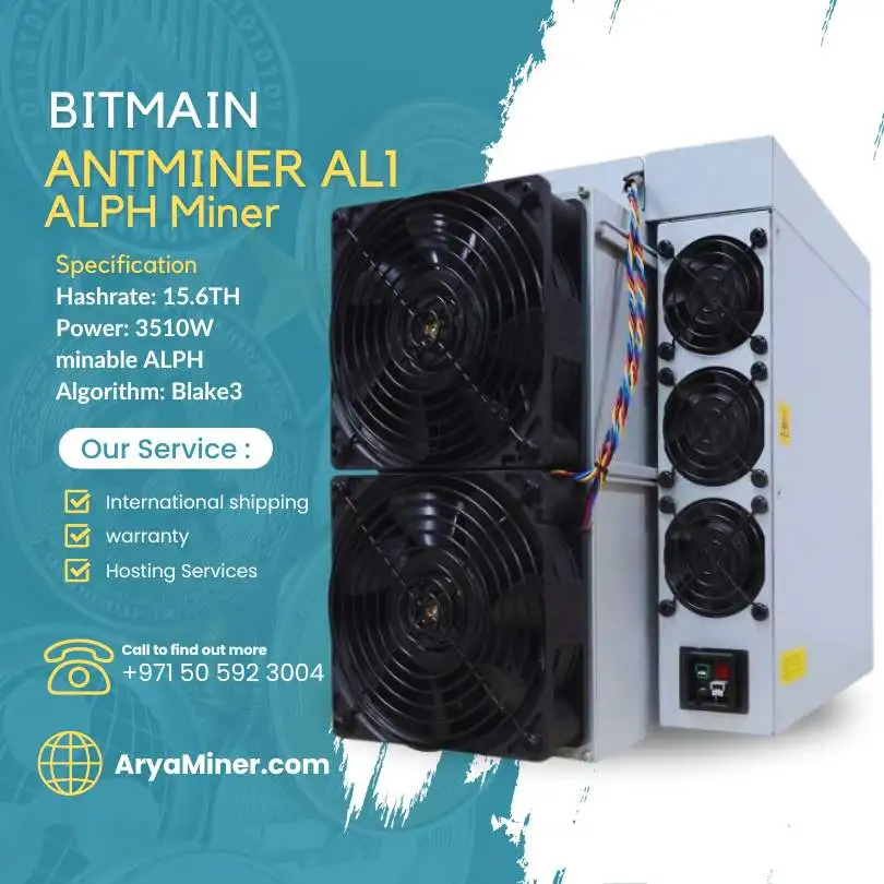 DC 최고의 거래 Antminer AL1 15.6 TH/s | Ultimate Blake3 ALPH Miner