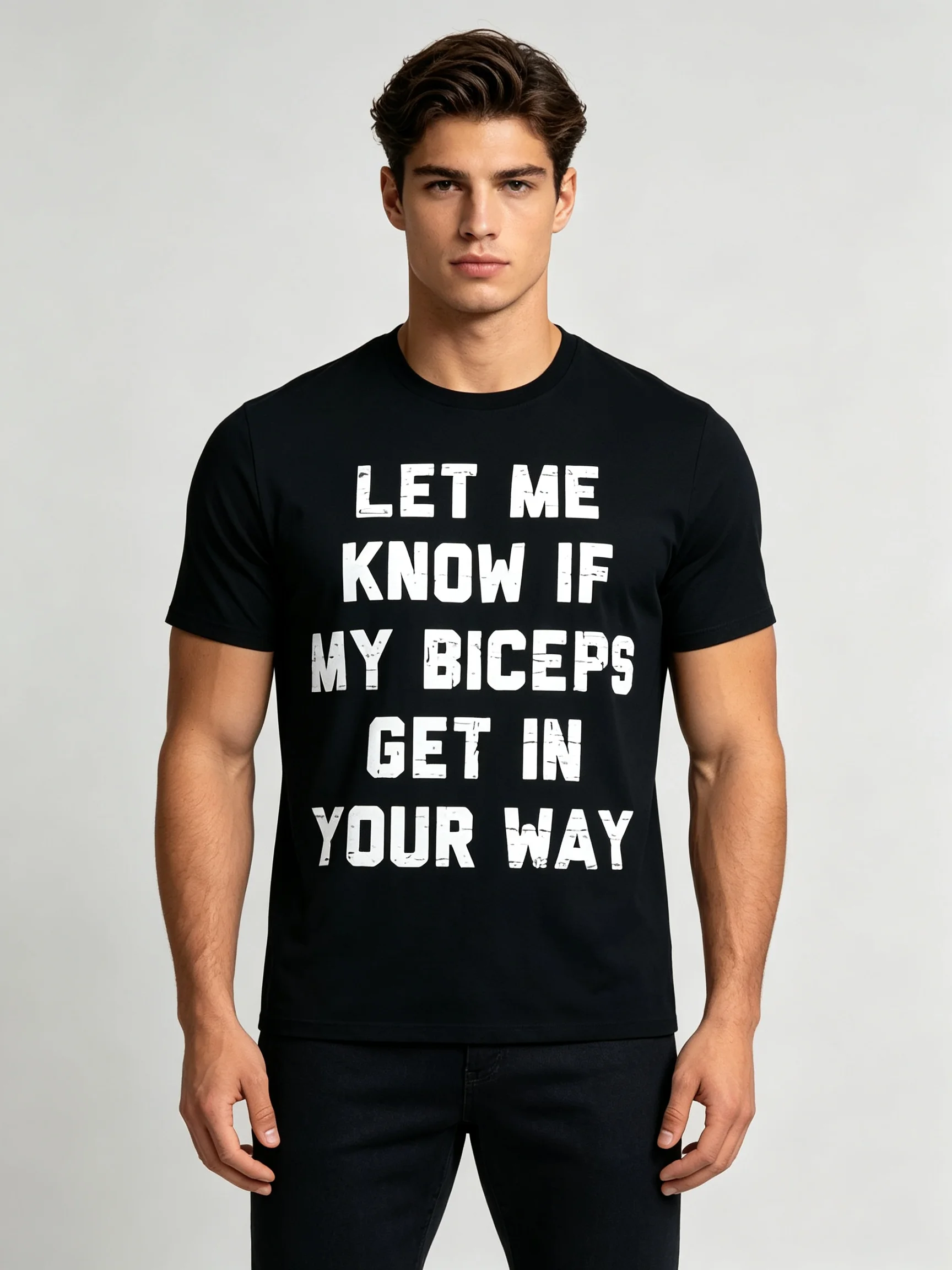 Unisex Oversize Retro Gym T-Shirt, Funny 