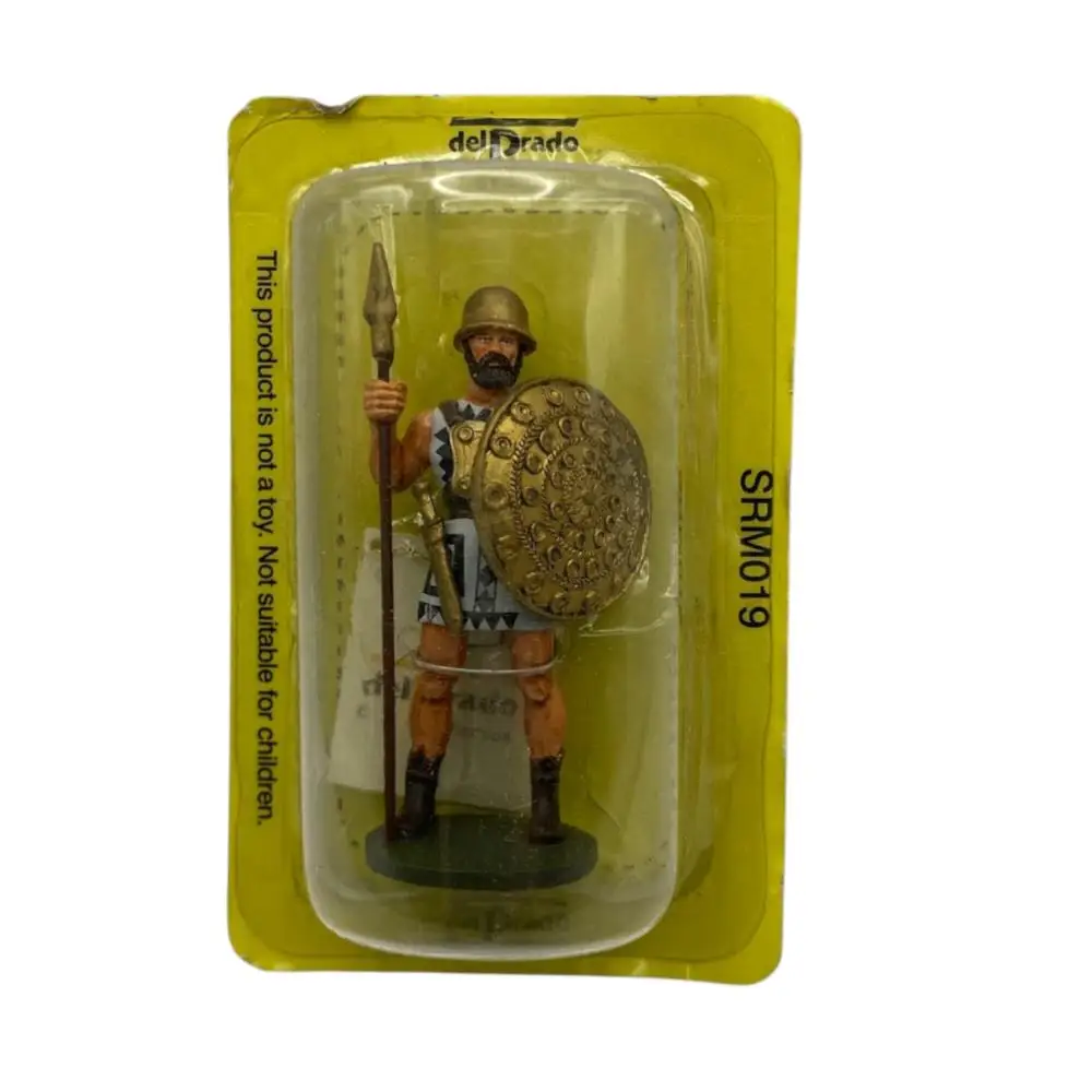 Del Prado, Srm019 Figurine de Romulus, 7ème siècle avant JC. Légendaire fondateur et premier roi de Rome, échelle 1:32, collection Ennemis de Rome, peint à la main avec de grands détails, sans base, emballage blister original, base d'identification