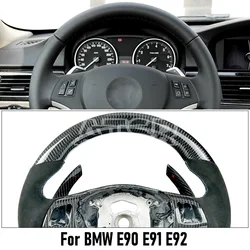 For Bmw E90 for BMW 320i 335i e90 e91 e92 e93 m3 3 series carbon Fiber Steering Wheel Paddles