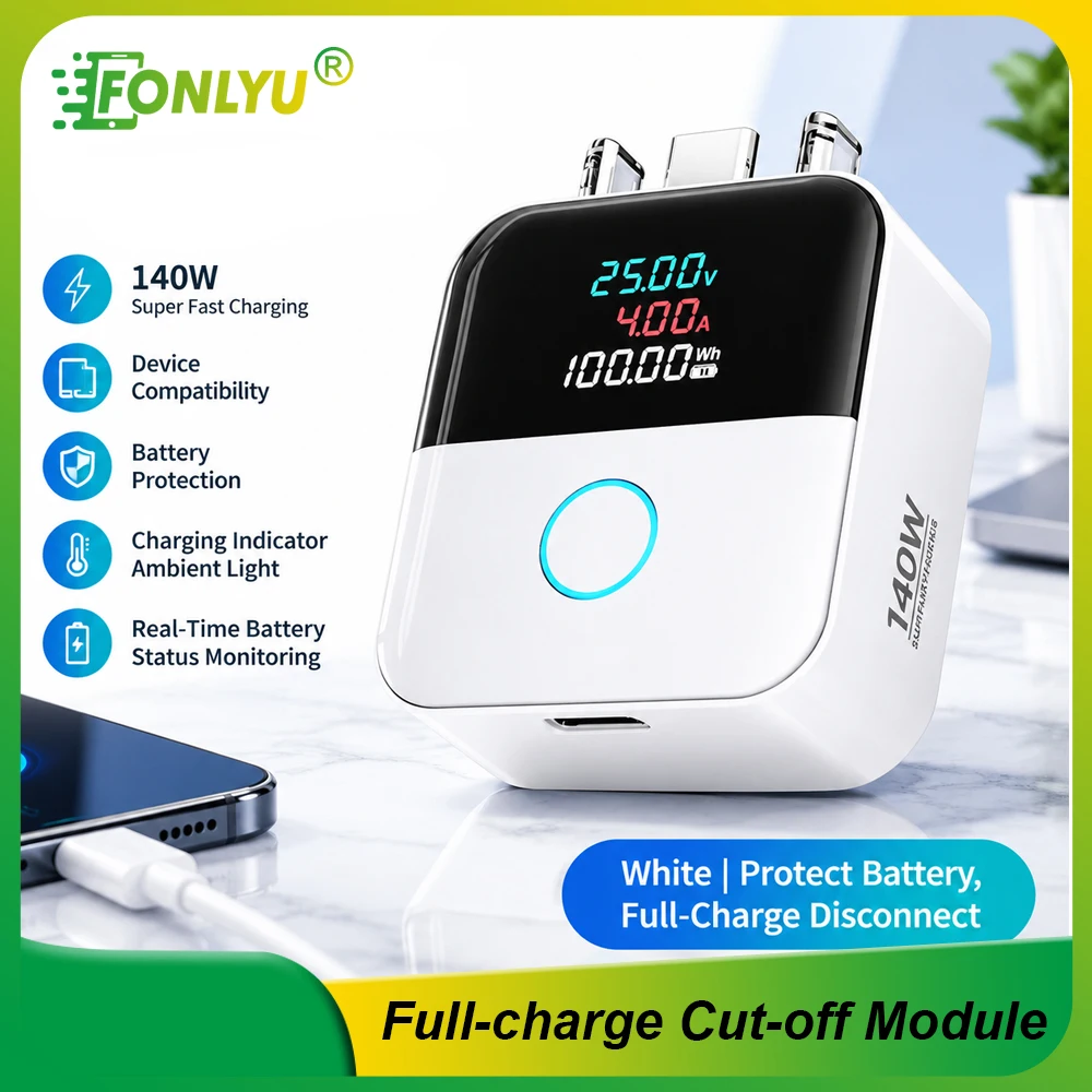 USB-C Phone Full‑Charge Cut‑off Module Battery Automatic Disconnect Protection Board Overcharge Prevention Charging Separator