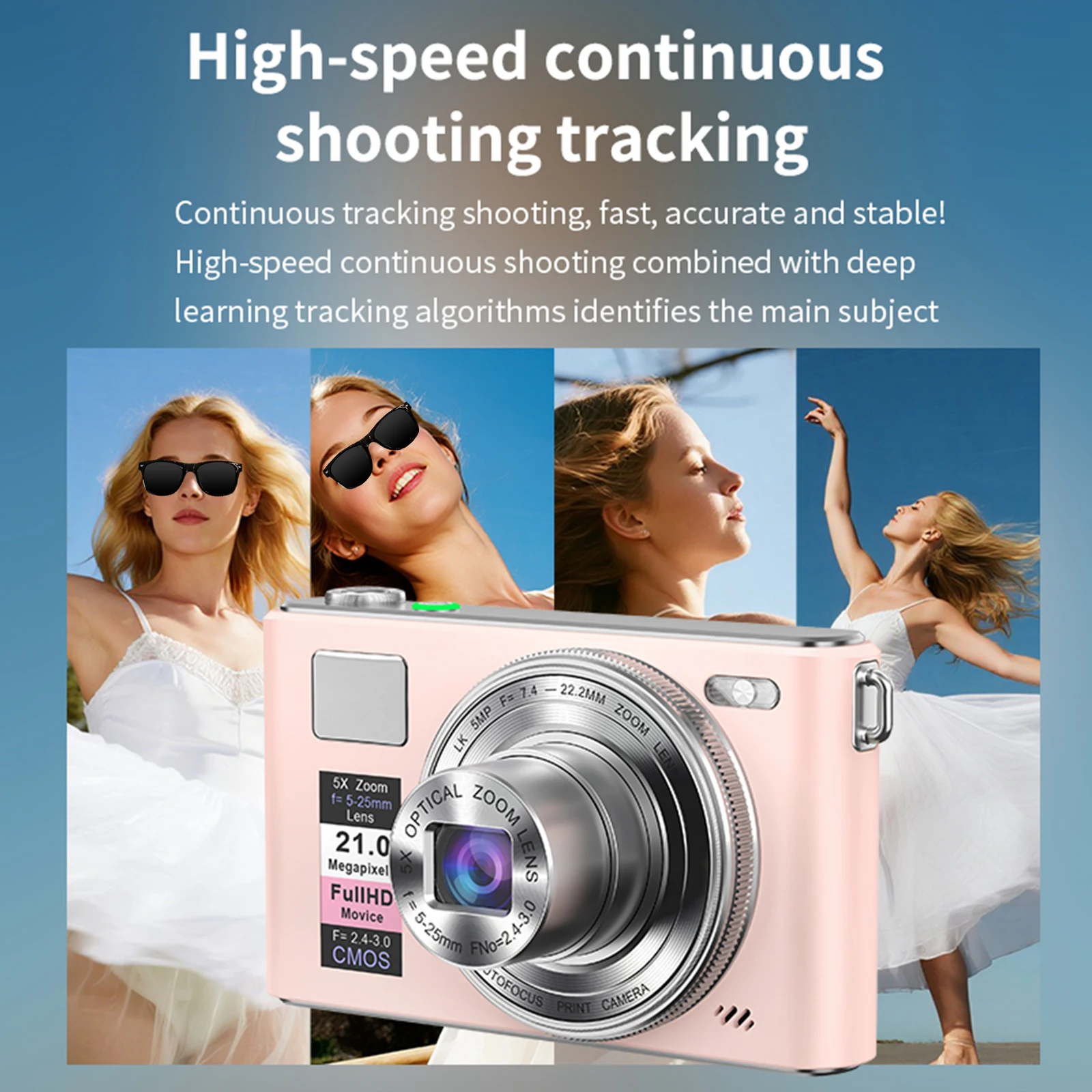 كاميرا رقمية 4K CCD LK016، تصوير عالي الوضوح، كاميرا صغيرة، كاميرا محمولة لمستوى الدخول لحفلات الطلاب، محددة للسفر