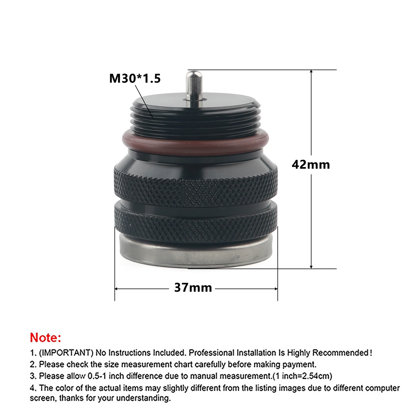 M20x1,5/M20x2,5/M30x1,5 Motorrad-Tankdeckel mit Öltemperaturanzeige 0-200 ℃ Messgerät für Zeiger – Detail 3