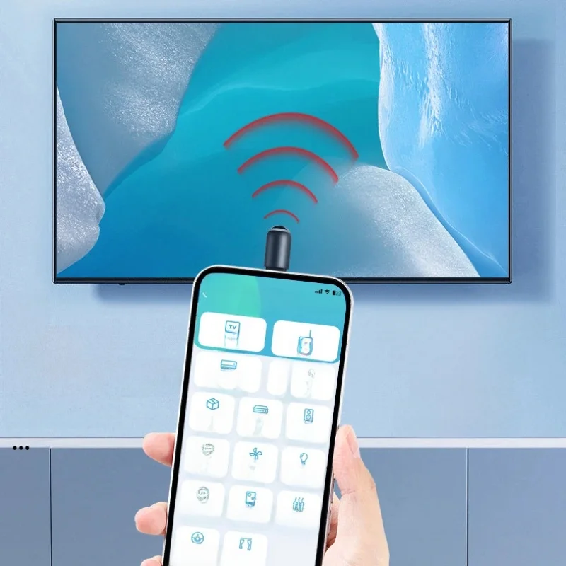 Smartphone télécommande Type C Micro USB ISO universel intelligent infrarouge App contrôle sans fil Mini adaptateur pour TV climatiseur
