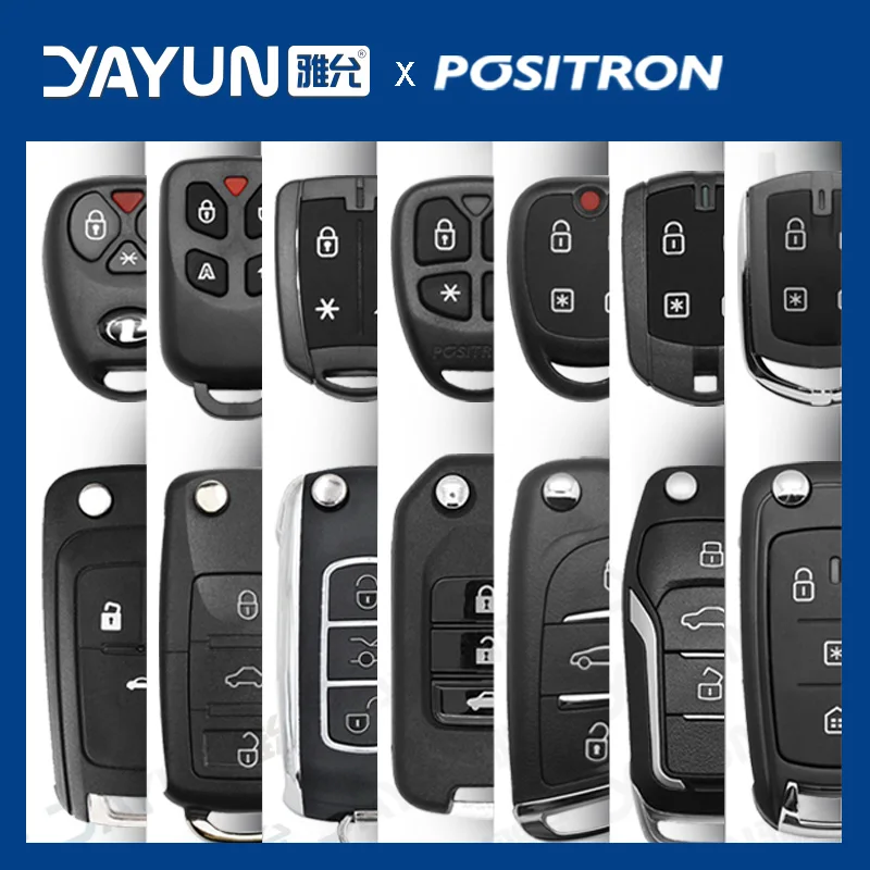 YAYUN Remote Control Ex Fx Px Series PST Alarm Automotivo New and Old Flex Line  293 300 330 360 Shell Only For Brazil Positron