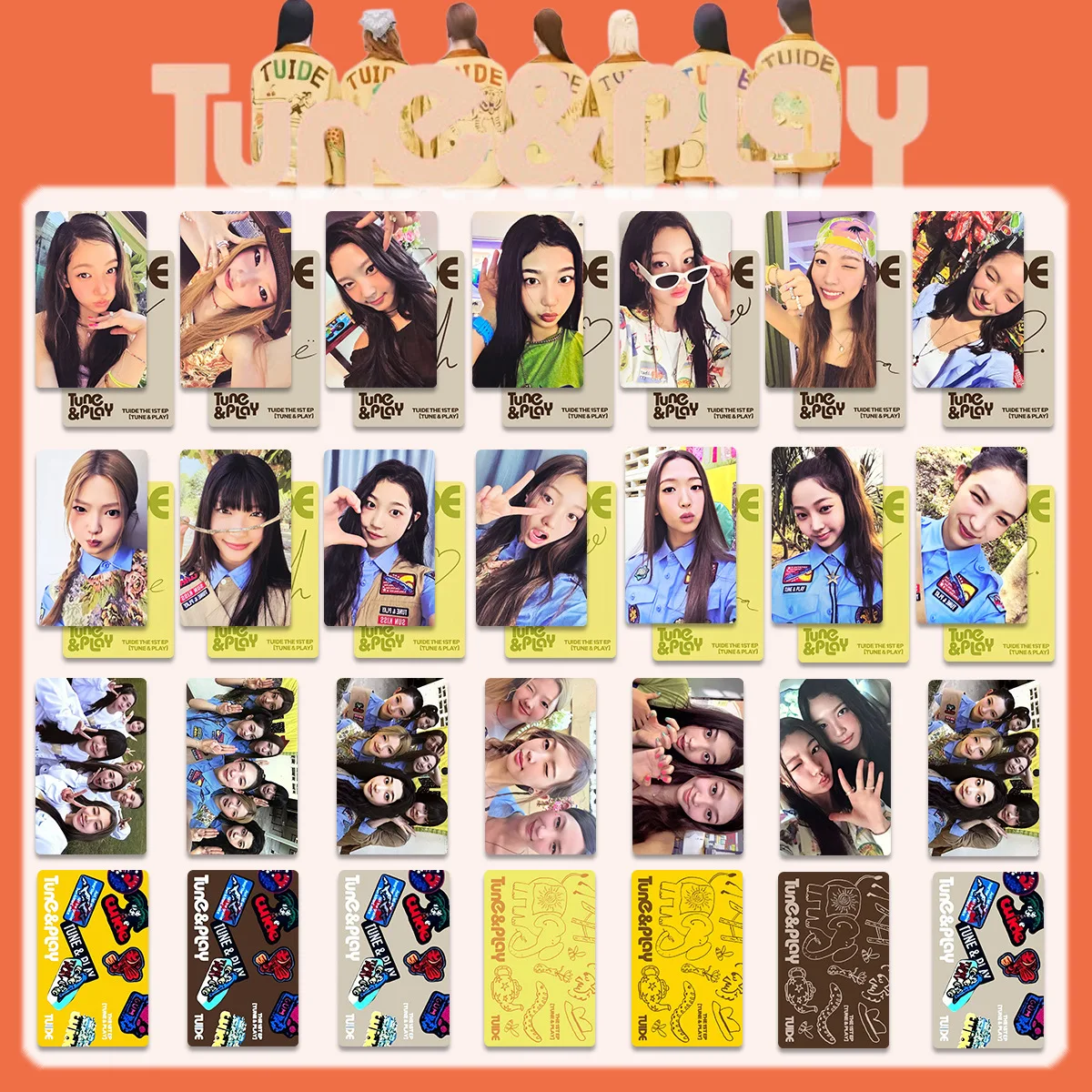 3/7Pcs Idol Girl TUIDE New Alb - Board Game Card 评论和价格