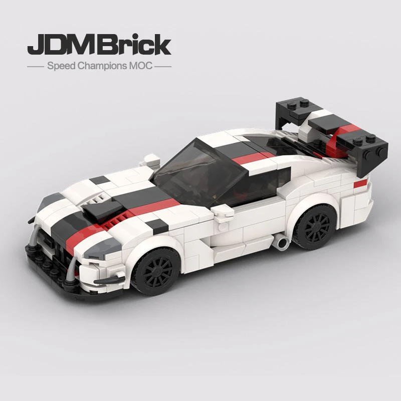 MOC-99183 Car Building Block Model Set Racing Speed Series 8-cell Creative Puzzle Small Particle Simple Assembly Boys' Toys