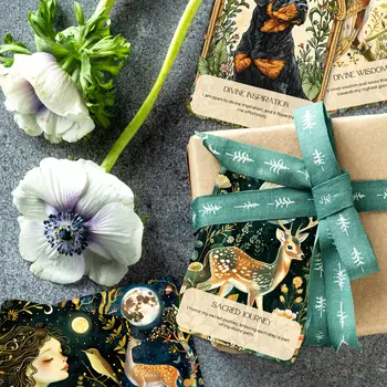 50張女性專屬靈獸塔羅牌,勵志肯定卡,指引個人成長、愛與靈性之旅 10 最佳銷售 激勵卡片 - №2