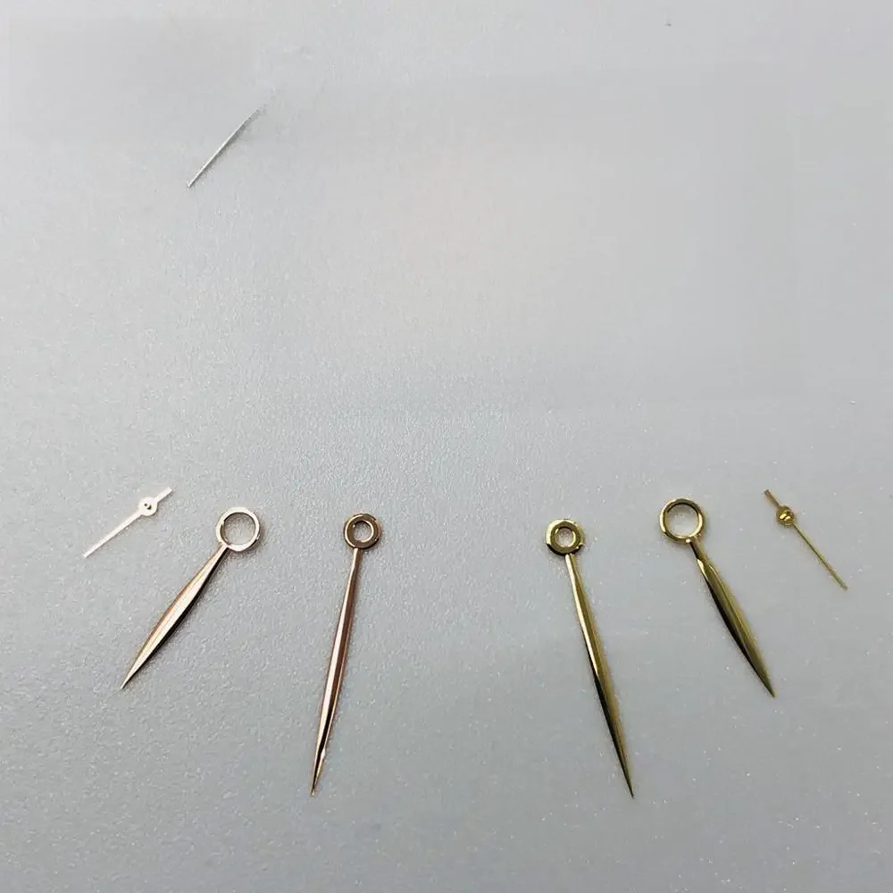Miuksi srebrne/niebieskie/różowe złoto/złote wskazówki zegarka pasują do mechanizmów serii ETA 6497 6498 lub ST3600 ST3620 — zdjęcie 2