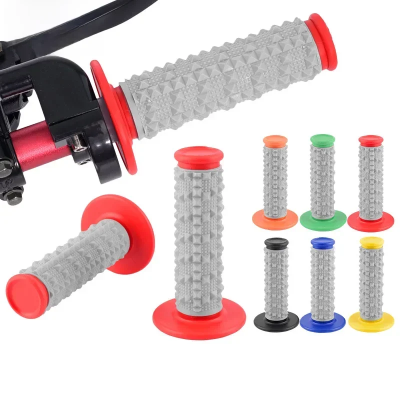 AliExpress NONE Handle Grip Pro taper Motorcycle High Quality Protaper Dirt Pit Bike Motocross 7/8" Handlebar Rubber Gel Hand Grips Brake Hands