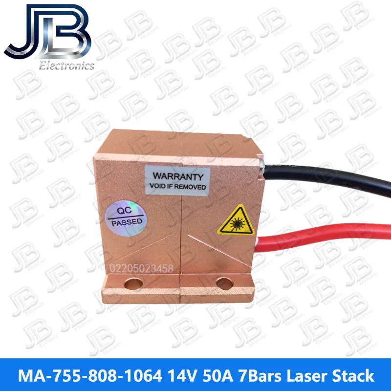 MA-755-808-1064 350W 7Bars 14V 50A 808nm Laser Stack لإزالة الشعر #3