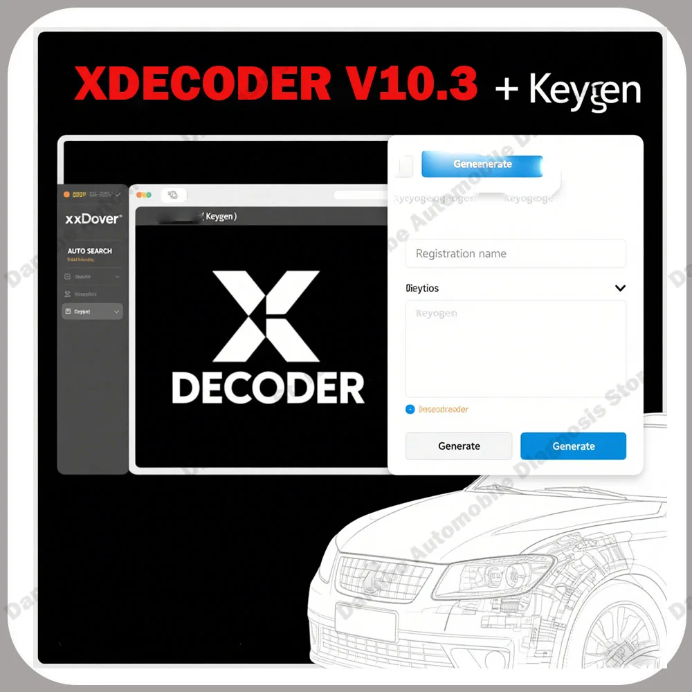 

Newest XDecoder 10.3 Software with DTC Remover - OBD2 Error Code Delete Software for ECU Tuning | Windows PC/Laptop Compatible