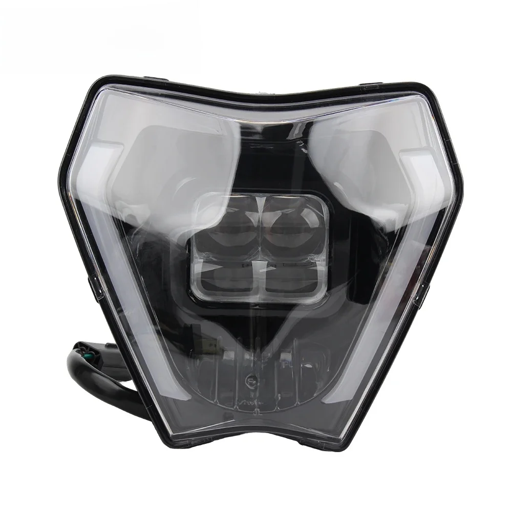 AliExpress PowerMotor for KTM 2024 Motorcycle Headlight LED EXC SX XCW 125 150 250 300 350 Motocross Headlamp Dirt Bike Supermoto Enduro Accessories