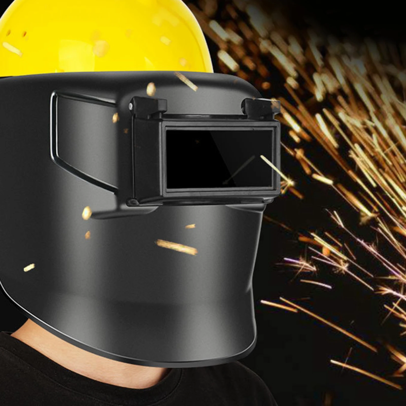 

Welding Helmet Welding Mask Face Protector Welder Cap with Shading Range Heat High Altitude Welding Helmet Protection Tool