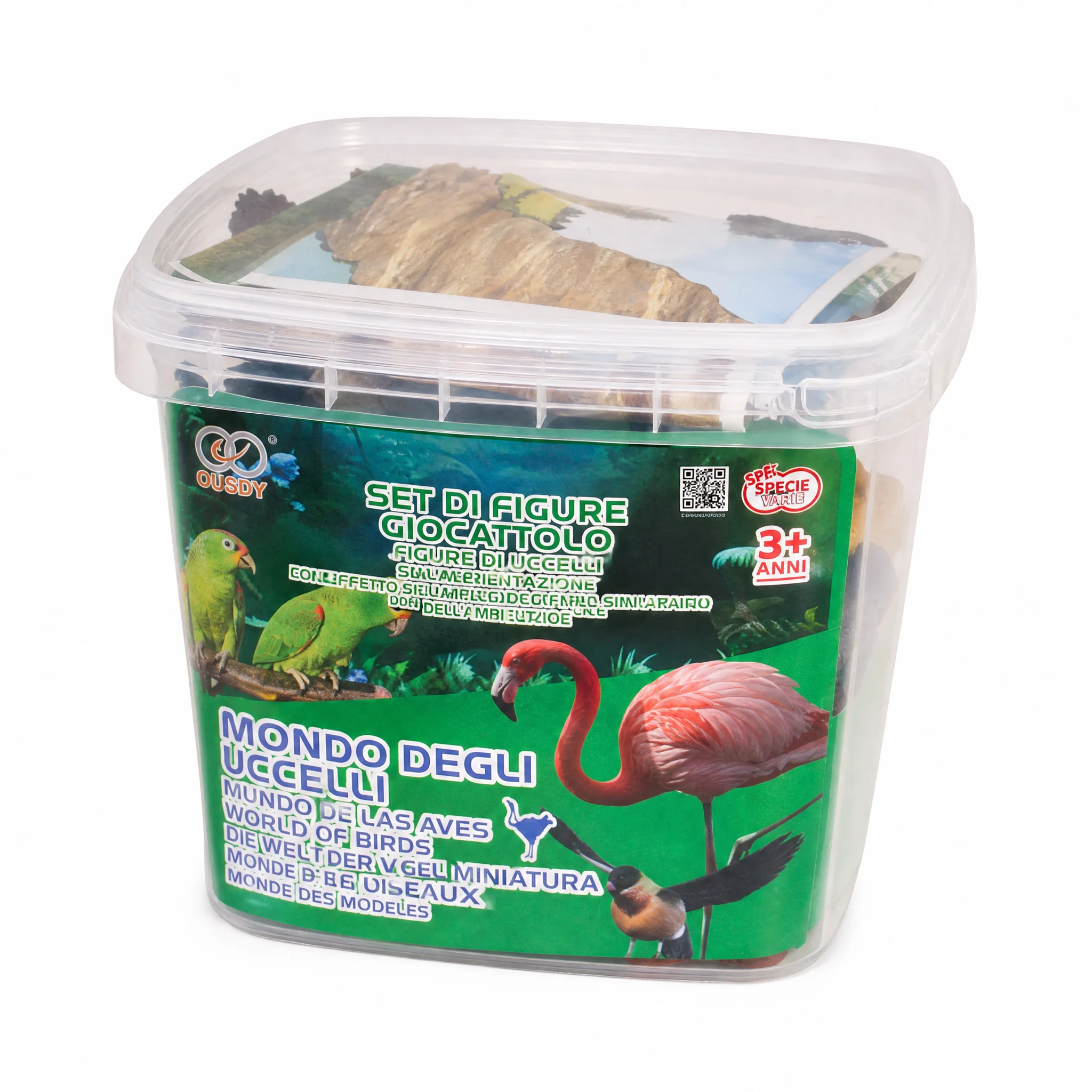 Set miniatuurvogels en -insecten | Spaarpakket of individuele aankoop | Realistische dierenfiguren Educatief speelgoed Let op: de set weerspiegelt de lagere prijs.
