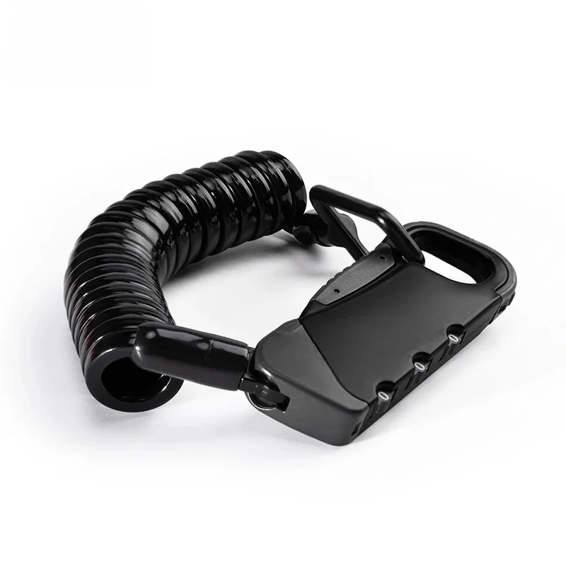 AliExpress ROCKBROS Bicycle Cable Lock 3-Digit Combination Password Mini Lock Portable Lightweight Anti-theft Helmet Lock Bike Accessories