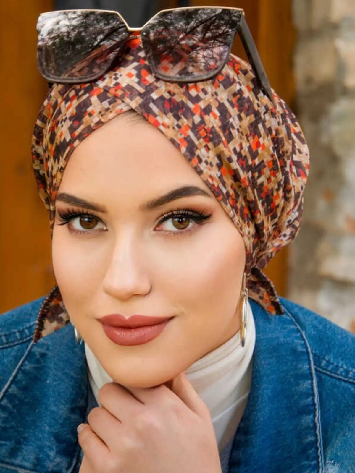 Cross Banded Bonnet, Hijab Muslim Fashion Shawl Casual Clothing Woman Indispensable for Modern and Stylish Women