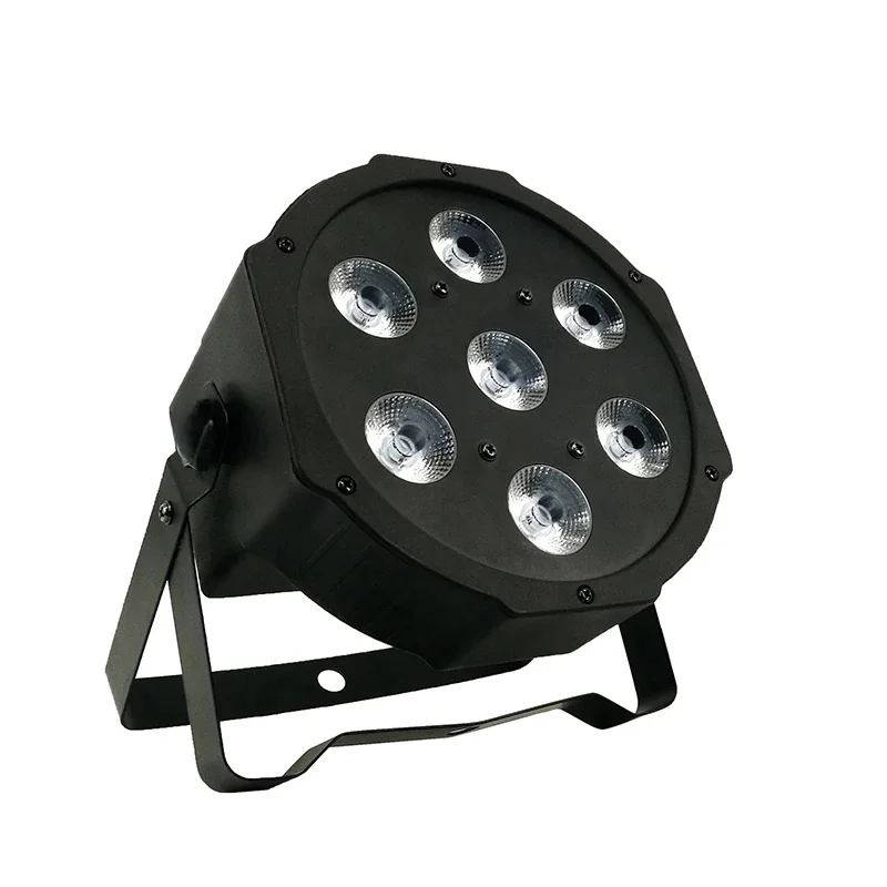 SHEHDS Vaste Plug 7x12 W RGBW 4in1/7X18 W RGBWA + UV 6in1 Mobiele Plug LED Par Licht Voor DJ Disco Party Kerst Decoratie - afbeelding 2
