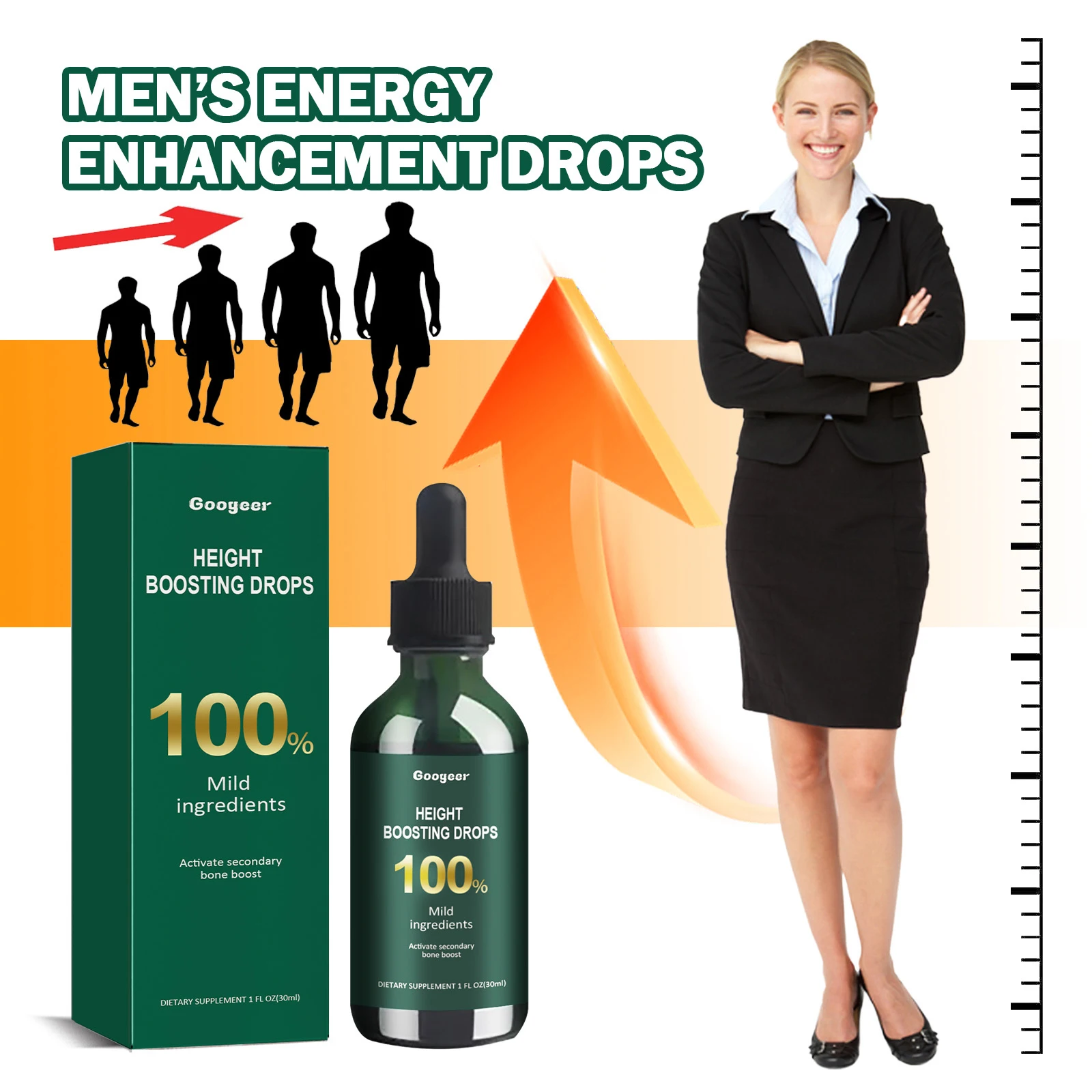 

Googeer 30 мл, рост капель для полости рта, сила кости кальция, питательная добавка, поддержка энергии, усиление высоты, капли для полости рта