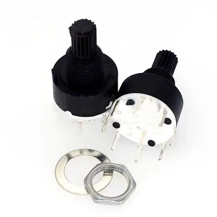 Commutateur de bande éloigné en plastique RS16, SR16, 16mm, 1P5T, 1P6T, 1P8T, 2P3T, 2P4T, RS26, 1 pièce